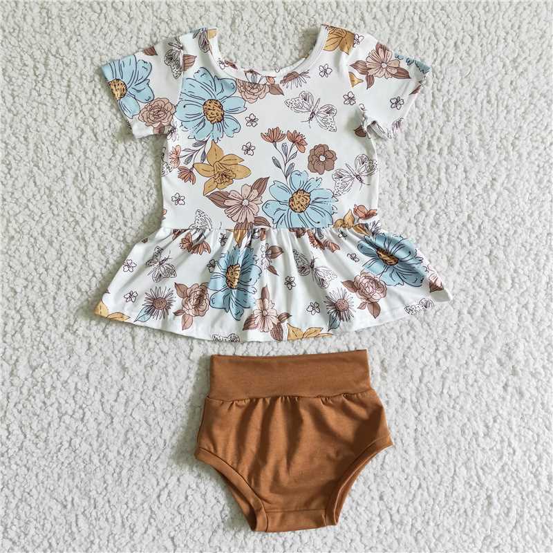 SALES NEW Baby girls floral bummie summer sets