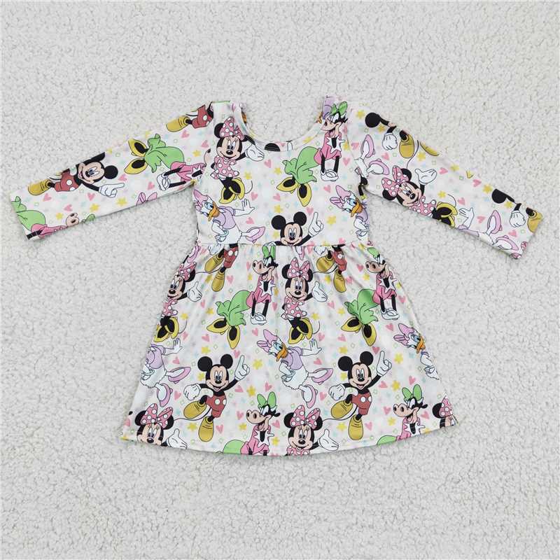 SALES NEW Knee-Length Dress for Baby Girls Cute And Fashionable Children's Clothing