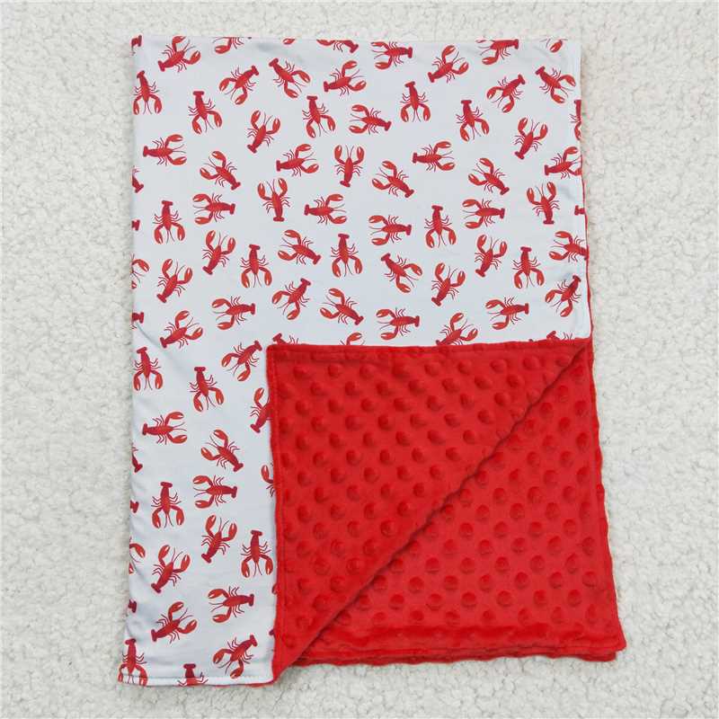 RTS NO MOQ(In Stock ) BL0034 crayfish red blanket