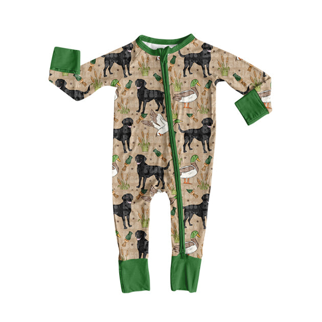 25.8.28 custom each style moq 5eta 4-6week Sibling Sisters duck puppy baby boy clothes long sleeve pants sets and romper match family design