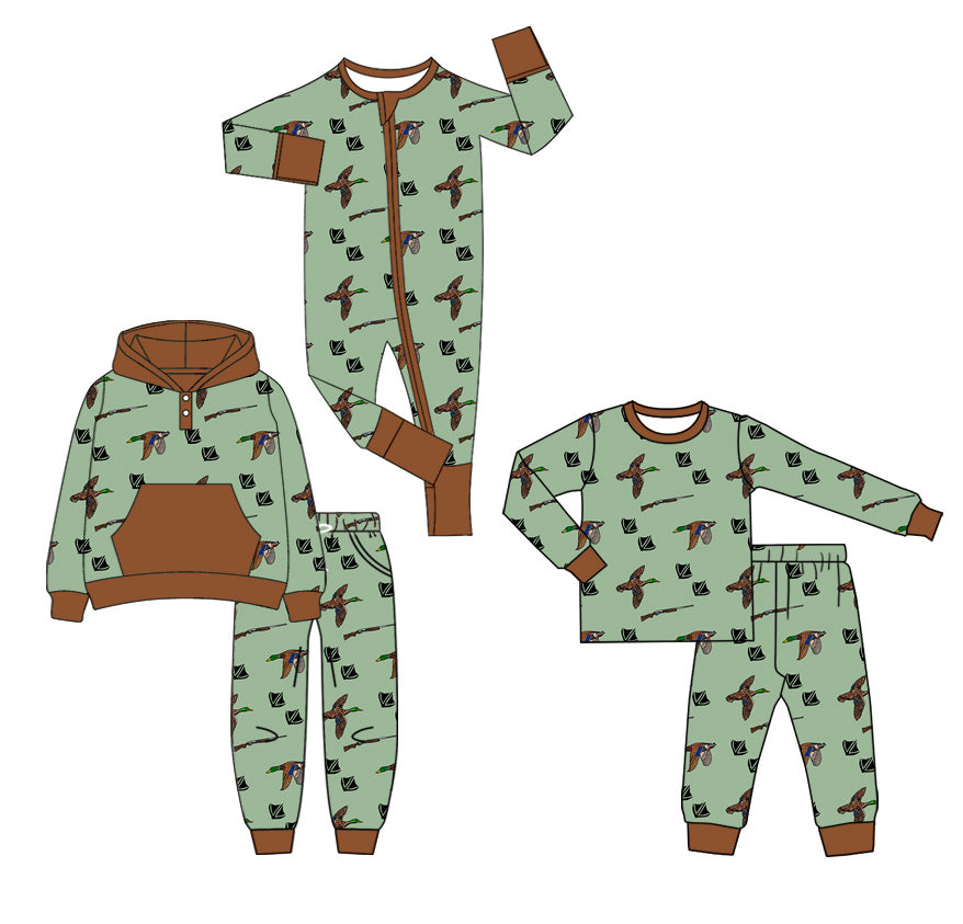25.7.2 custom each style moq 5eta 4-6week Sibling Sisters duck baby boy long sleeve pants sets 1 and sets 2 and rompers match family design