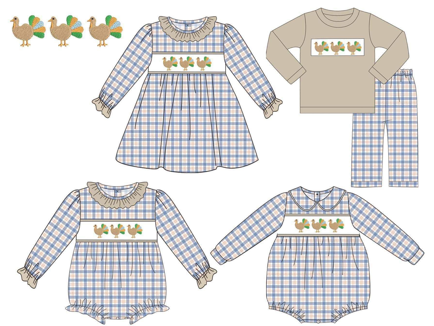 moq 3 each style mix size eta 6-7week Summer turkey long sleeve trouser suit, summer plaid brown striped suit