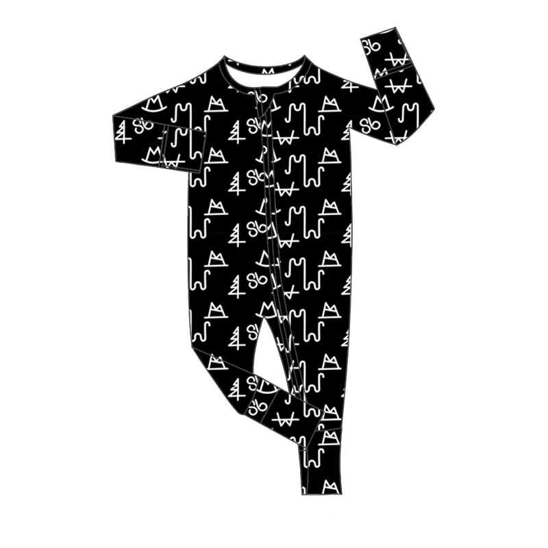 6.22 custom each style moq 5eta 4-6week Sibling Sister black baby boys sets and dress and rompers match family design