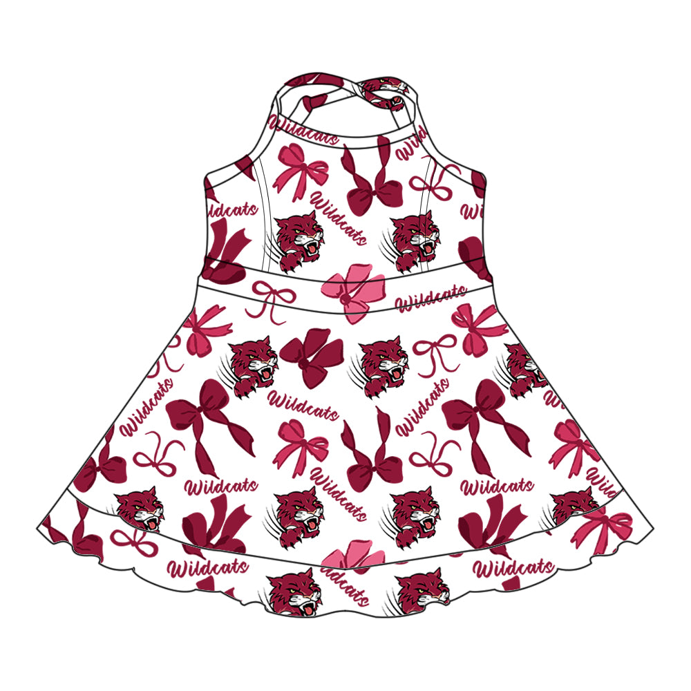 Custom moq 5 mix size milk silk summer teams baby girls clothes bow brick red hooded long sleeve pants sets and skirts sets and dress and jumpsuit and top-25.7.29