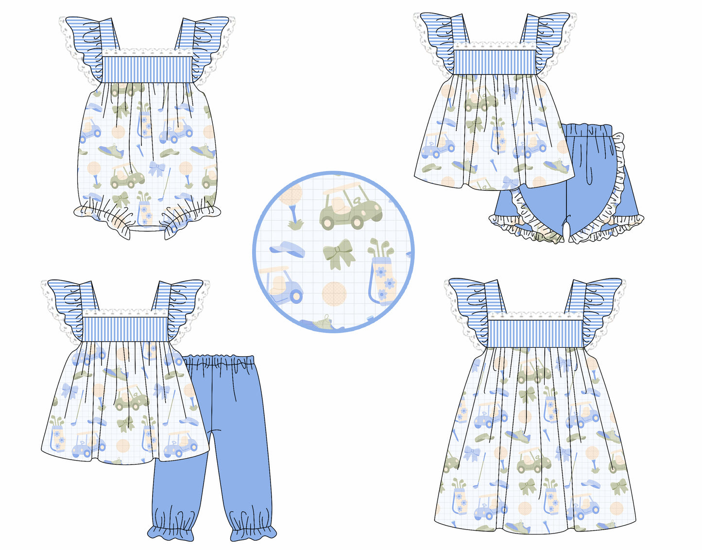 4.25 custom each style moq 5eta 4-6week Sibling Sisters bow baby girl short sleeve shorts sets and pants sets and dress and romper match family design