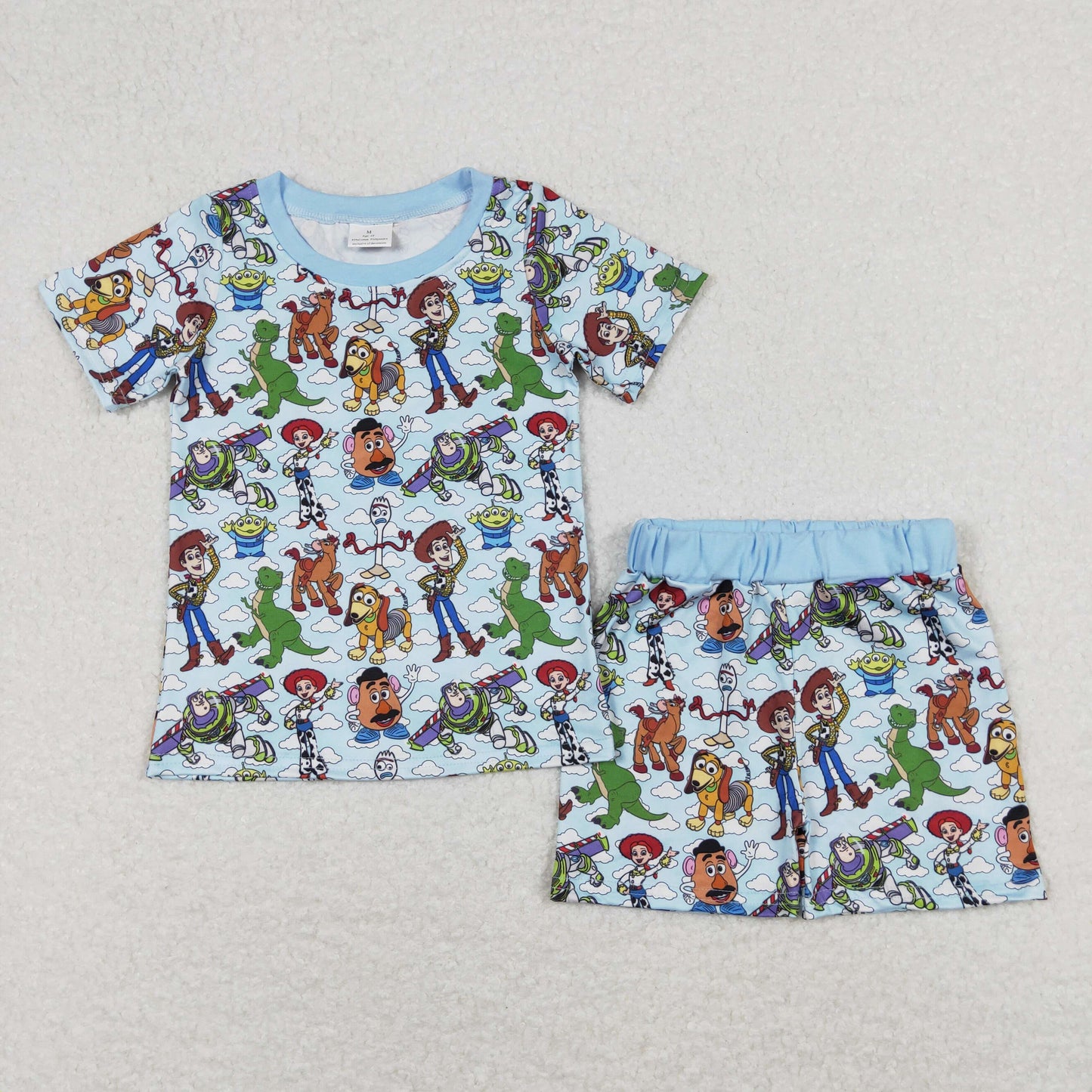 Cute Clothes BSSO0728 Baby Boys Short Sleeve Top Summer Shorts Pajamas Clothes Sets