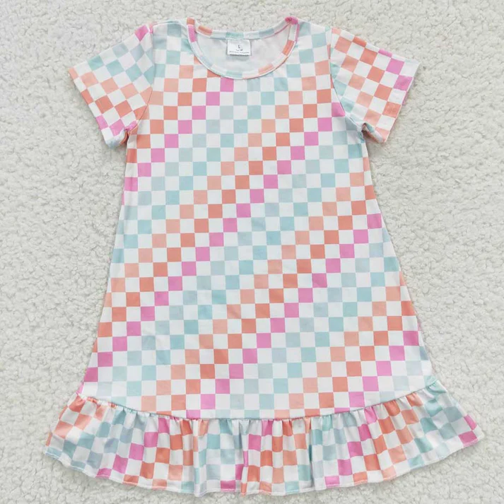 RTS baby girls clothes short Sleeve dress