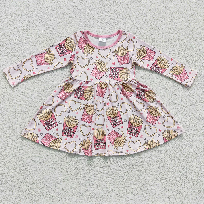 RTS NO MOQ Summer Baby Girls clothes long sleeve pants sets and dress