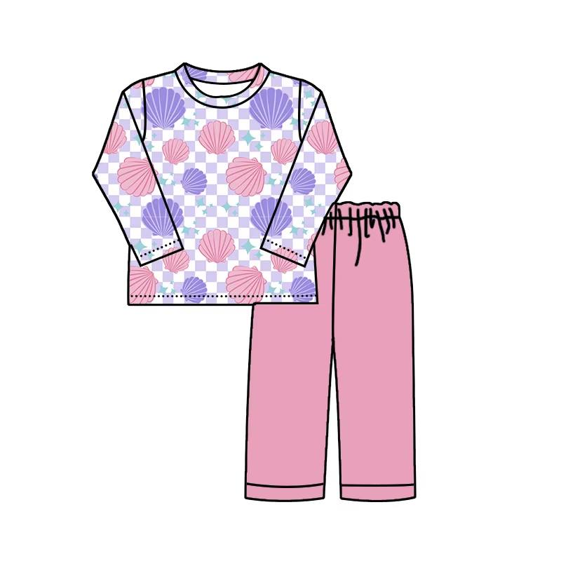 Custom moq 5 each style eta 6-7weeks baby girl clothes long sleeve pants sets -25.8.1