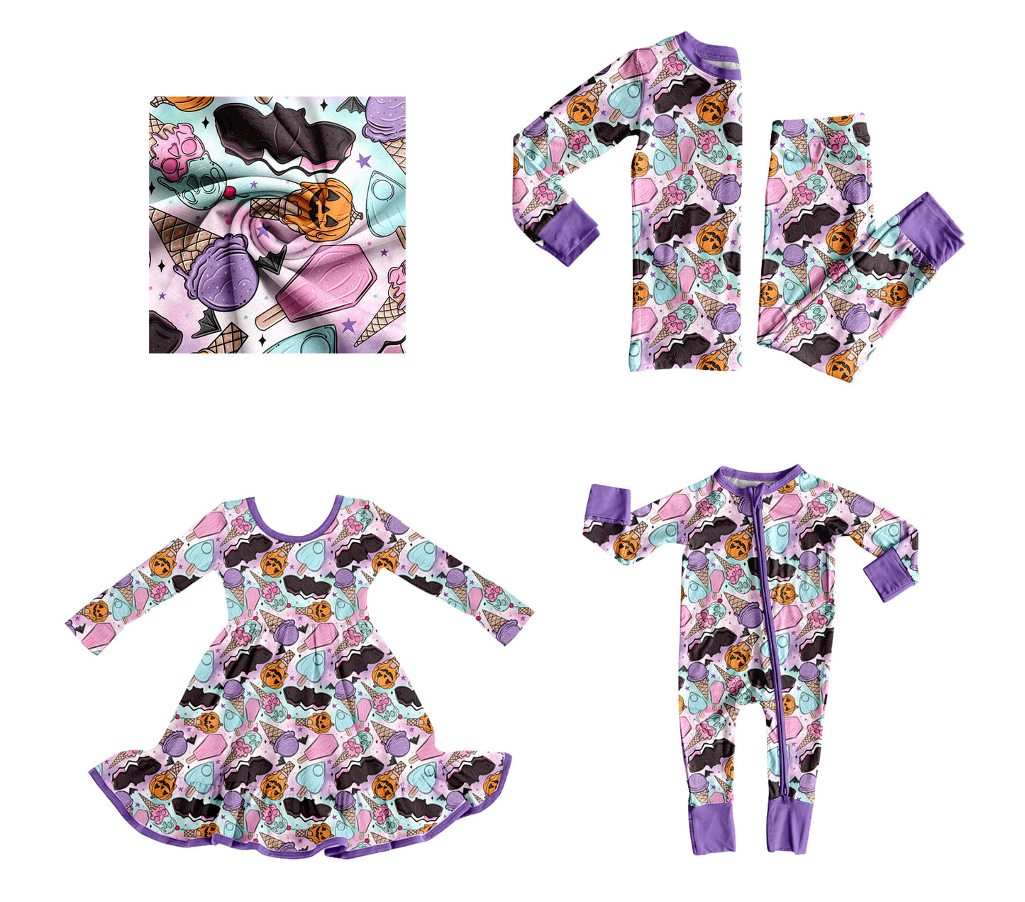 25.8.6 custom each style moq 5eta 4-6week Sibling Sisters pumpkin baby girl long sleeve pants sets and dress and rompers match family design
