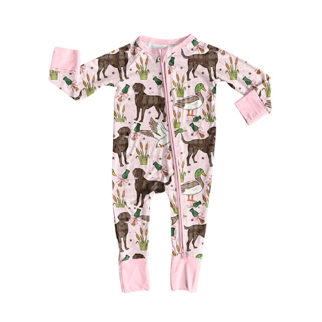 25.8.28 custom each style moq 5eta 4-6week Sibling Sisters puppy duck baby girl clothes long sleeve pants sets and romper match family design