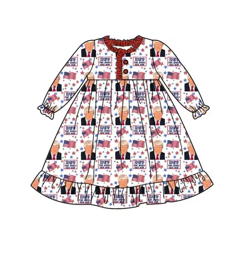 Deadline August 13 custom no moq Red long sleeve dress