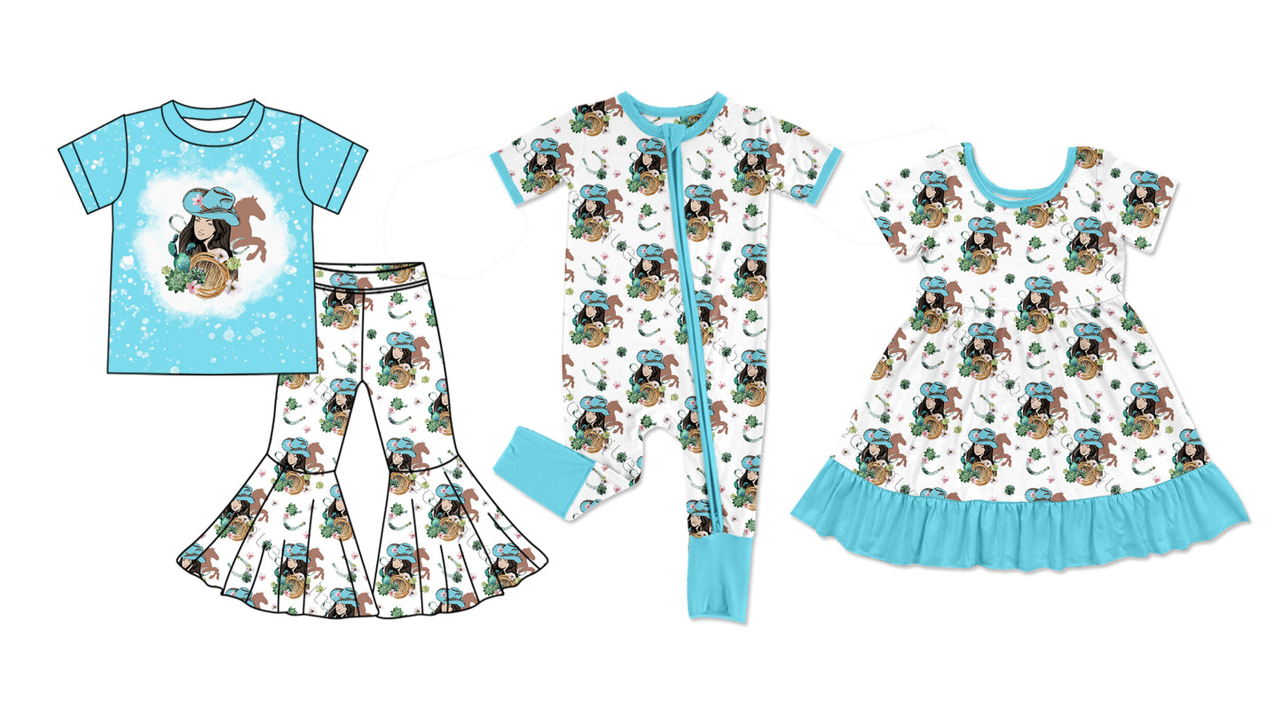 11.13 custom each style moq 5eta 4-6week Sibling Sister baby girl sets and dress and rompers match family design