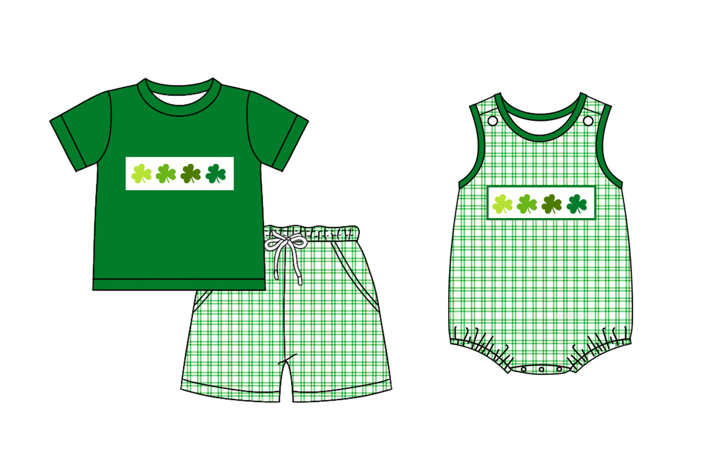 11.1 custom each style moq 5eta 4-6week Sibling Sister green baby girl short sleeve shorts sets and rompers match design