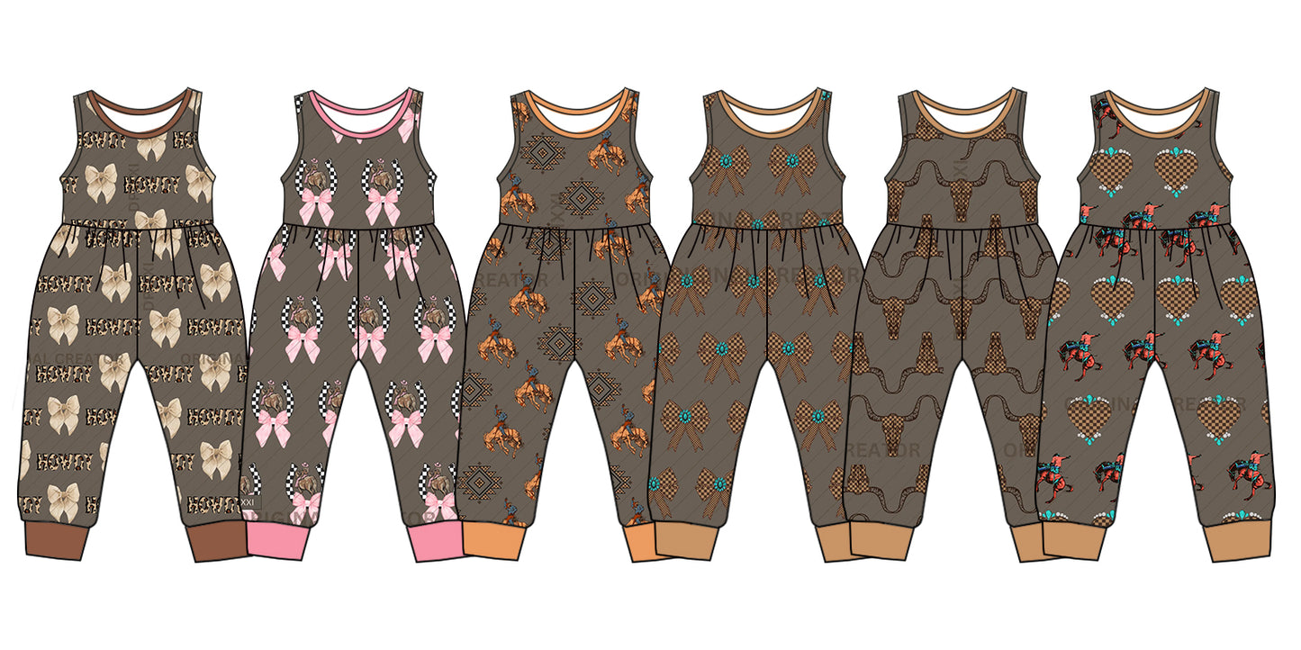 12.24 custom each style moq 5eta 4-6week Sibling Sister bow baby suspender jumpsuit 1 and jumpsuit 2 and jumpsuit 3 and jumpsuit 4 and jumpsuit 5 and jumpsuit 6 match design