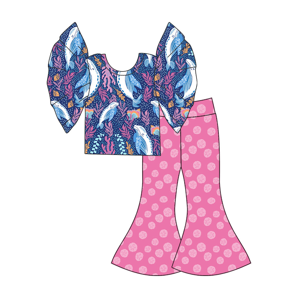 10.17 custom each style moq 5eta 4-6week baby girls clothes short sleeve pants sets