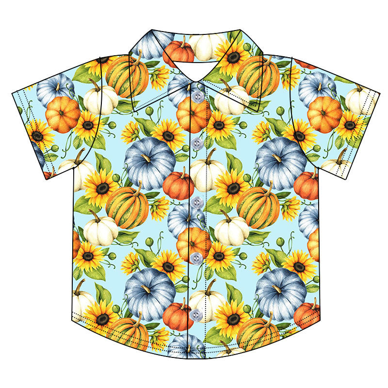 Custom moq 5 each style eta 6-7weeks baby boy clothes leopard short sleeve tops 5-25.7.26