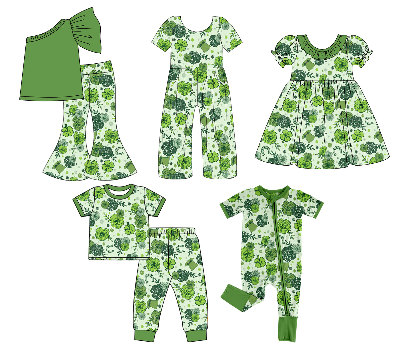 11.1 custom each style moq 5eta 4-6week Sibling Sister catcus smiley pink baby girl sets 1 and sets 2 and dress and jumpsuit and rompers match family design