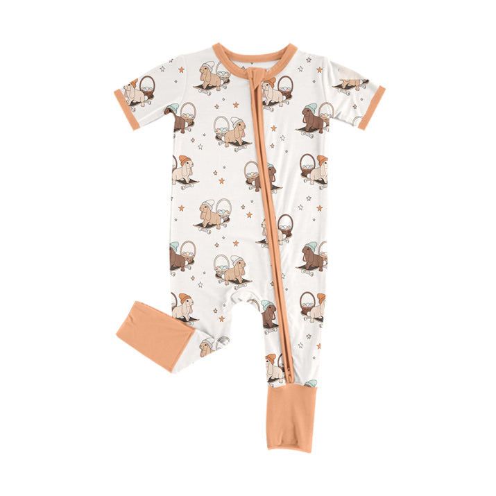 10.21 custom each style moq 5eta 4-6week Sibling Sister easter baby boys short sleeve sets and rompers match design