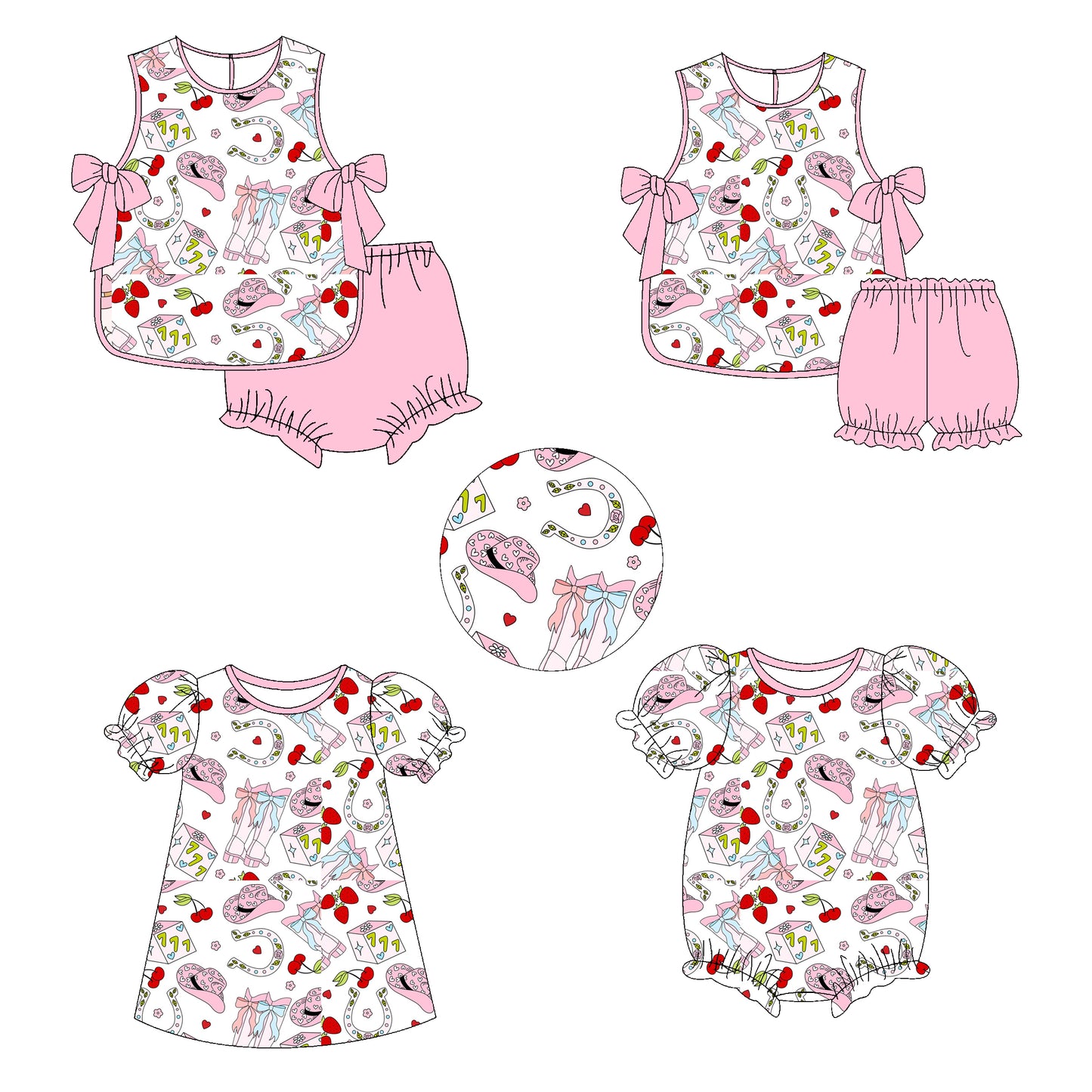 11.11 custom each style moq 5eta 4-6week Sibling Sister hat bow baby girl short sleeve shorts sets and briefs sets 2 and girls romper and boy romper match design