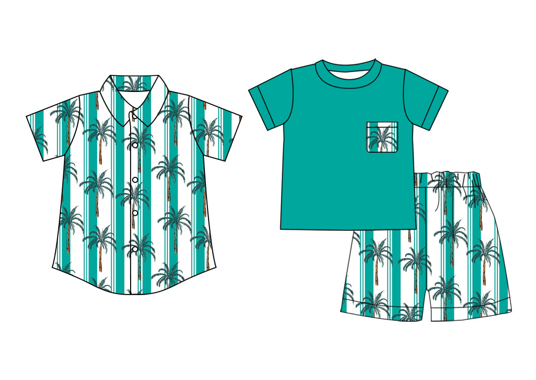 2.15 custom each style moq 5eta 4-6week Sibling Sister baby boy sets and top match family design