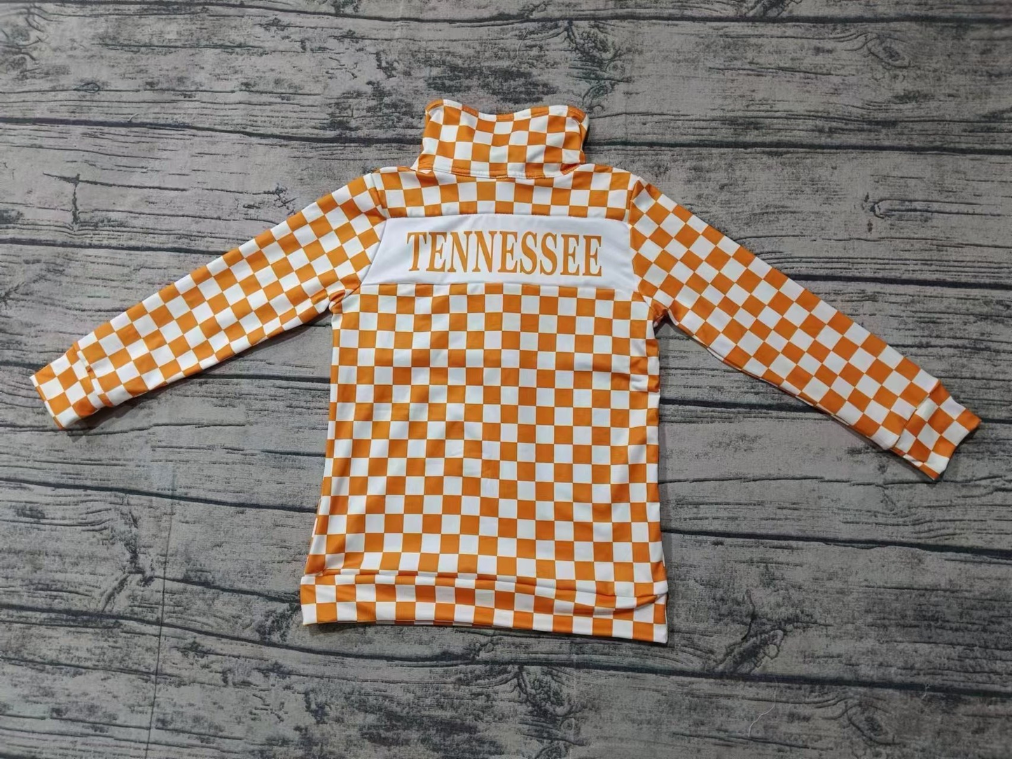 Custom moq 5 mix size milk silk baby boys clothes team orange long sleeve top-25.8.2