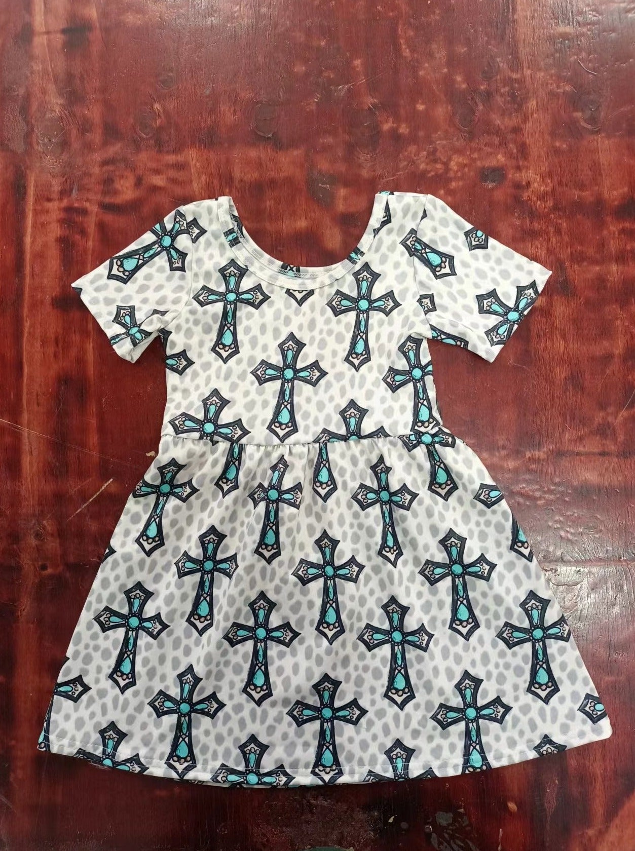 Summer Girl cross short sleeve dress