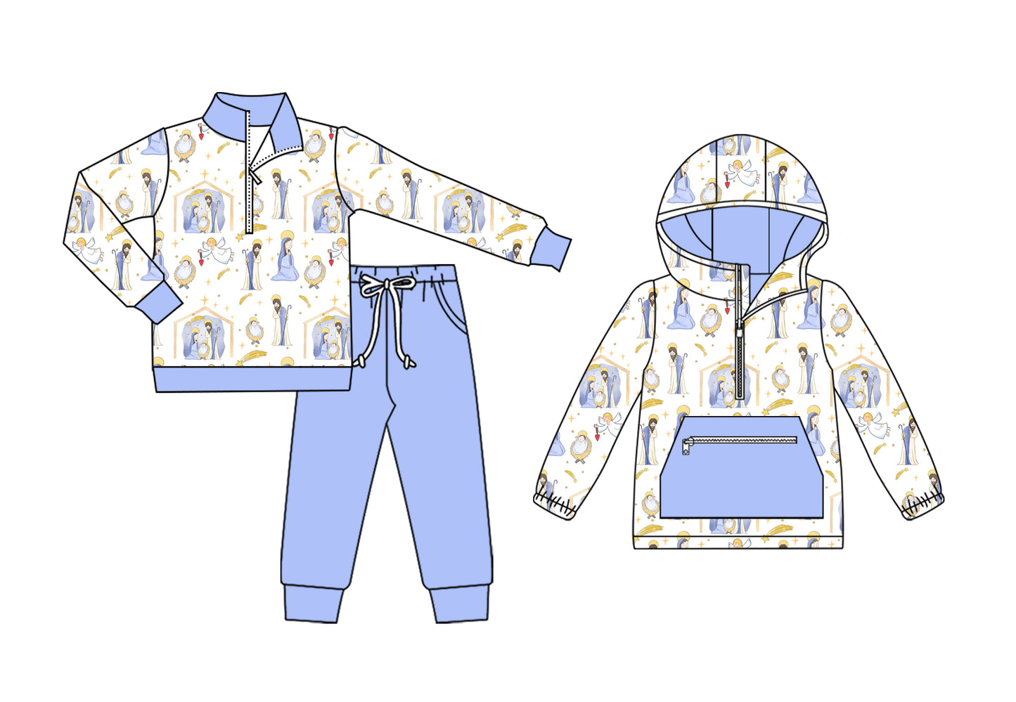 25.8.5 custom each style moq 5eta 4-6week Sibling Sisters baby boy long sleeve pants sets and top match family design