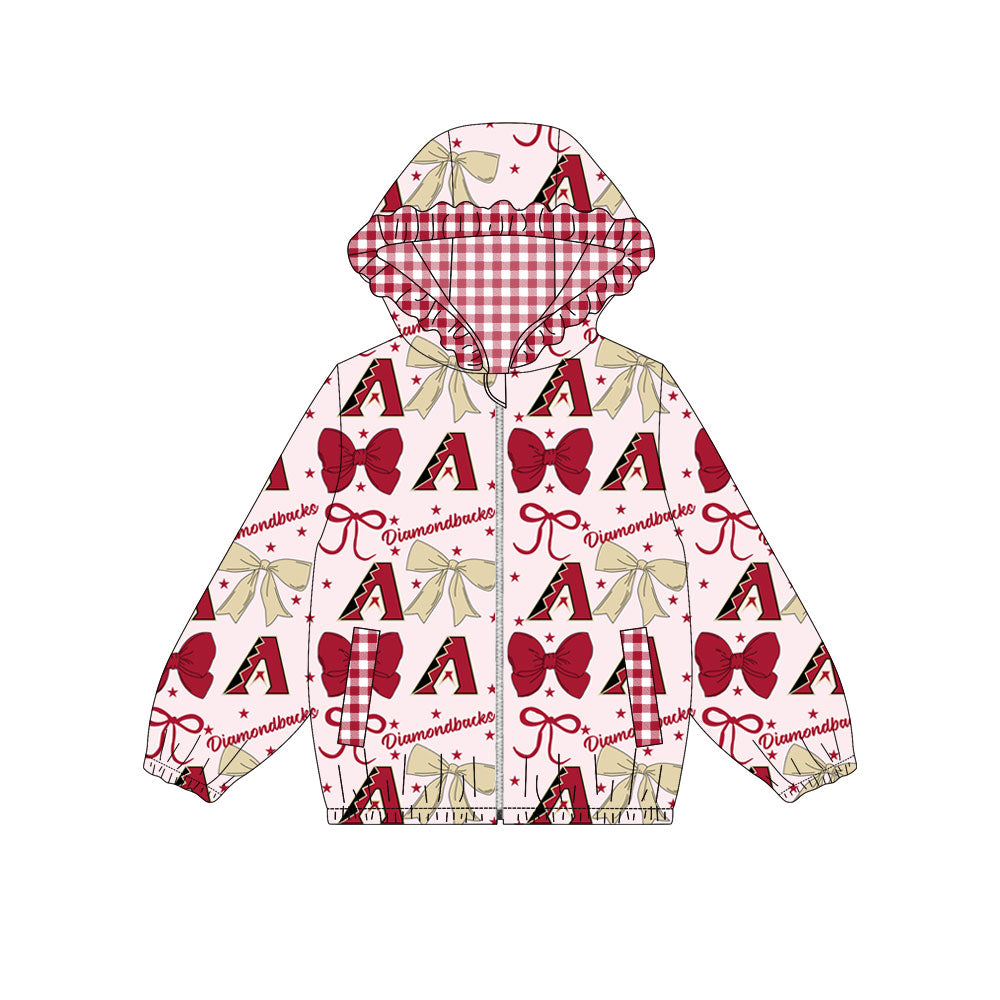 1003-Custom moq 8 mix size milk silk summer team baby girls clothes bow red hooded long sleeve top-25.10.9