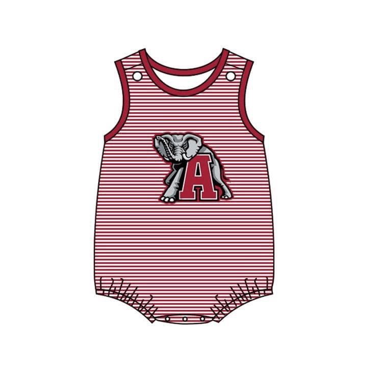 Boys short sleeve romper ALABAMAprint moq 5