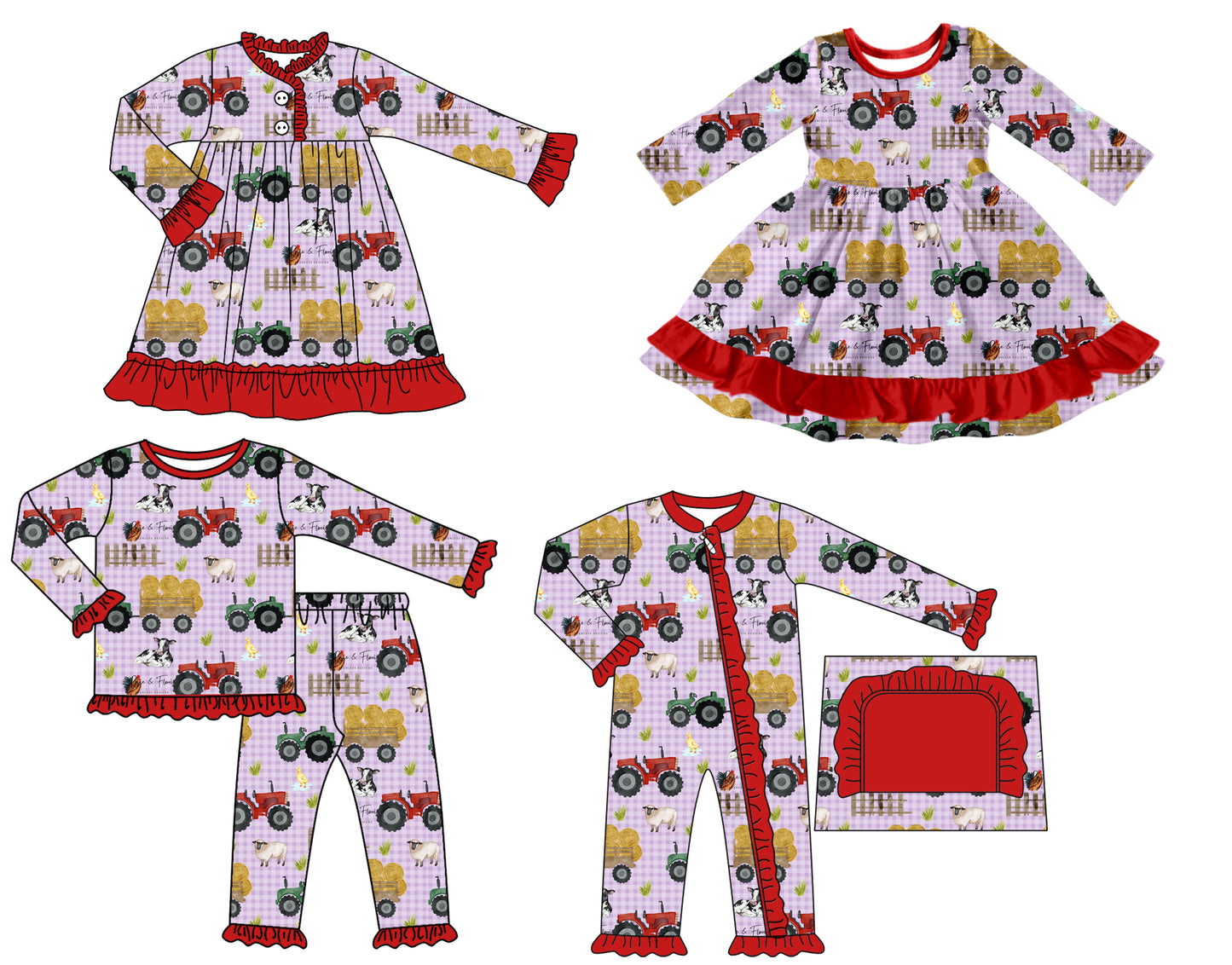 25.7.16 custom each style moq 5 eta 4-6week Sibling Sisters baby girl long sleeve pants sets and romper and dress 1 and dress 2 match family design