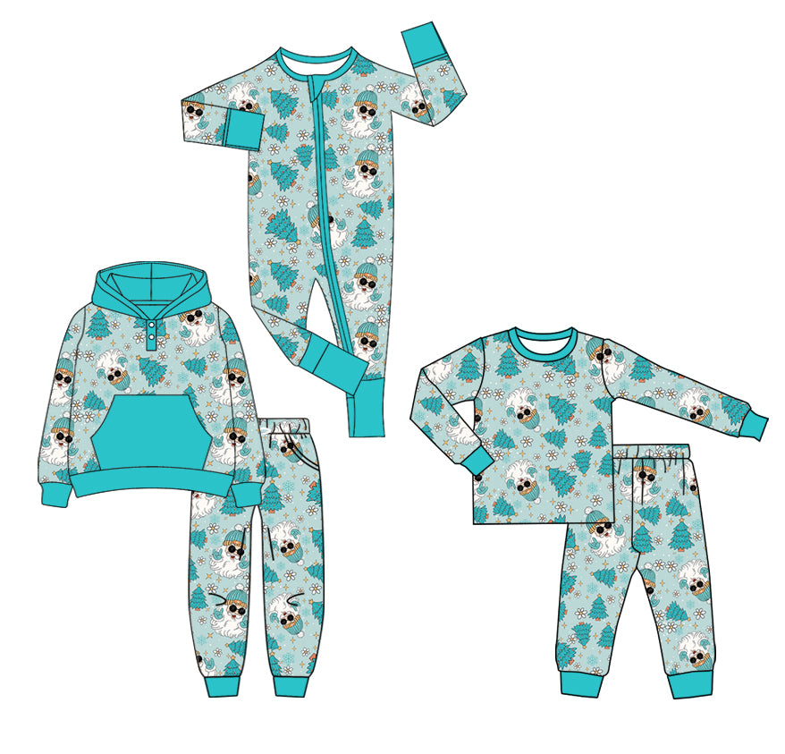 25.6.28 custom each style moq 5eta 4-6week Sibling Sisters Christmas baby boy long sleeve pants sets 1 and sets 2 and rompers match family design