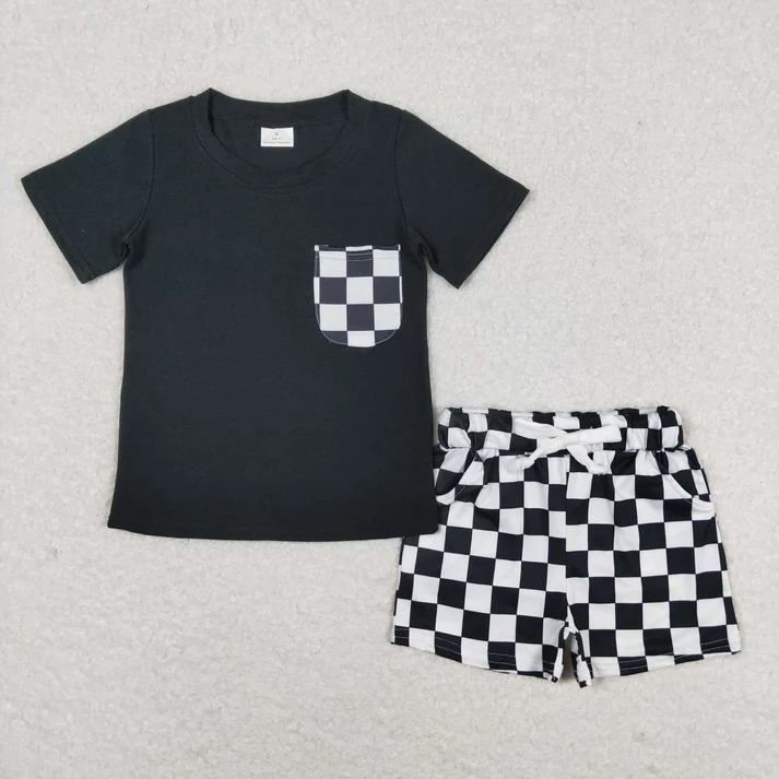 RTS Boys clothes summer Short Sleeve Shorts sets