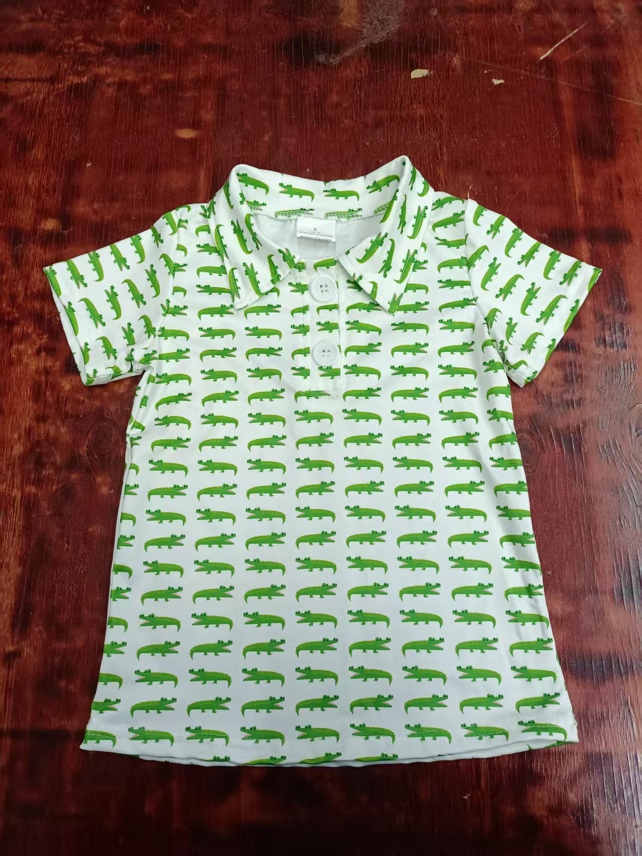 Custom moq 3 eta 6-7weeks green striped button-down short sleeve shirt