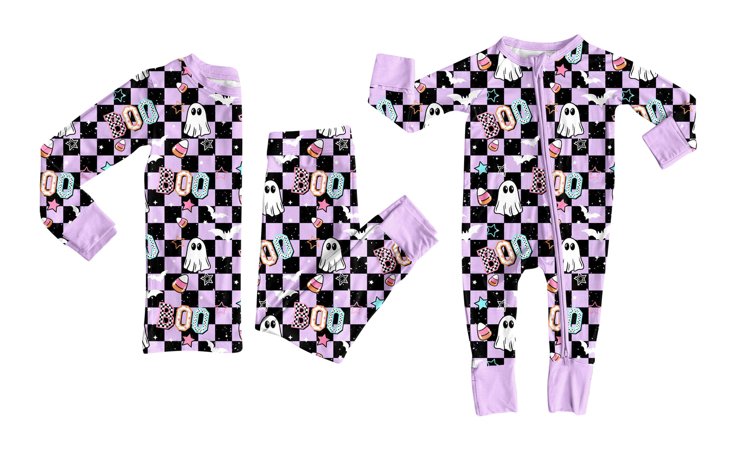 25.8.6 custom each style moq 5eta 4-6week Sibling Sister ghost BOO baby boy long sleeve pants sets and rompers match family design