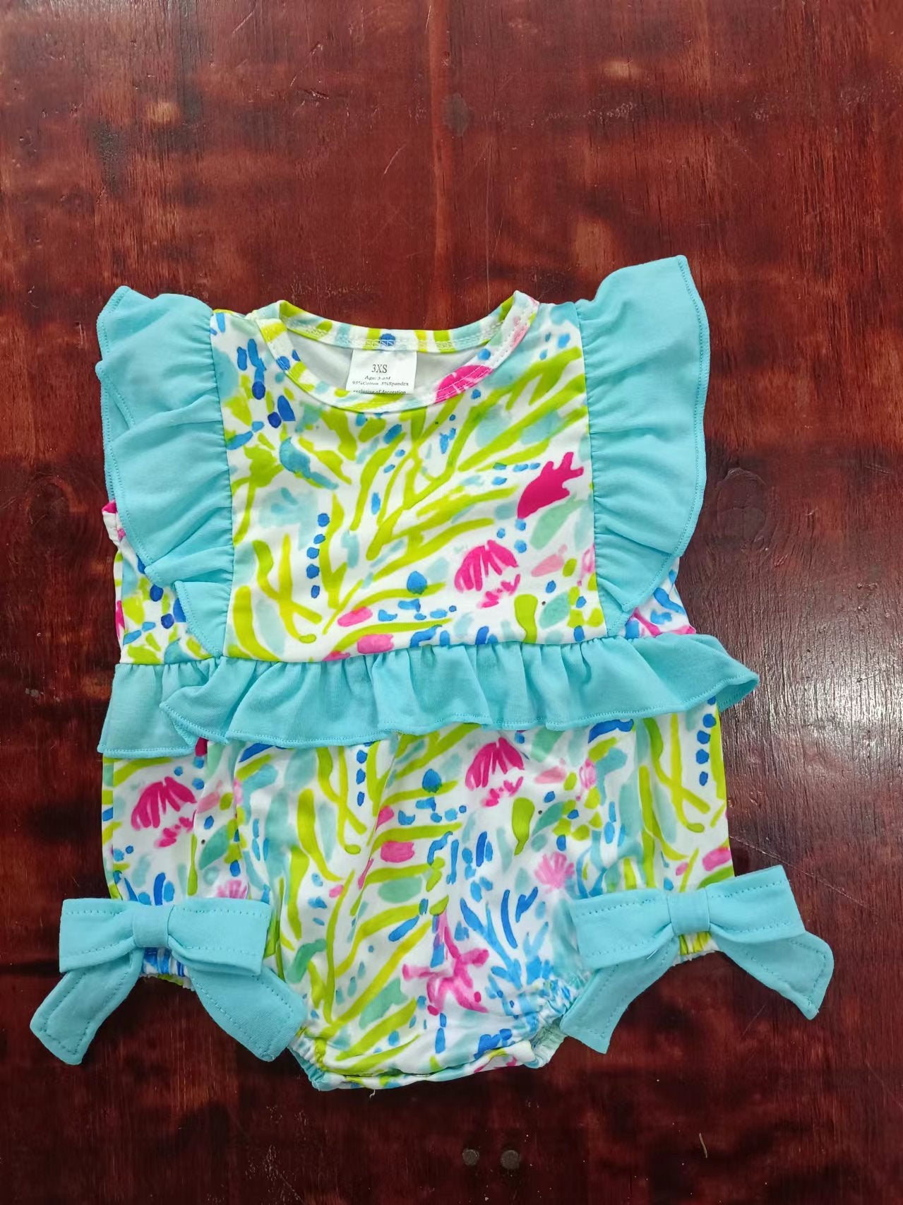Girls colorful romper