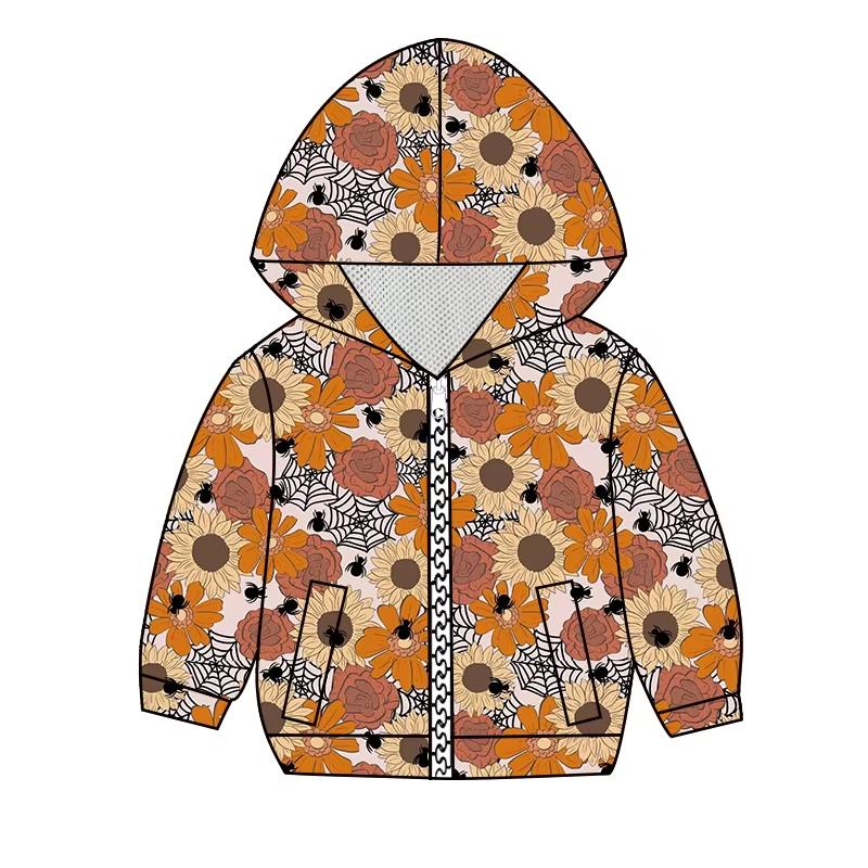 Custom moq 5 each style eta 6-7weeks baby girl clothes floral long sleeve top-25.8.15