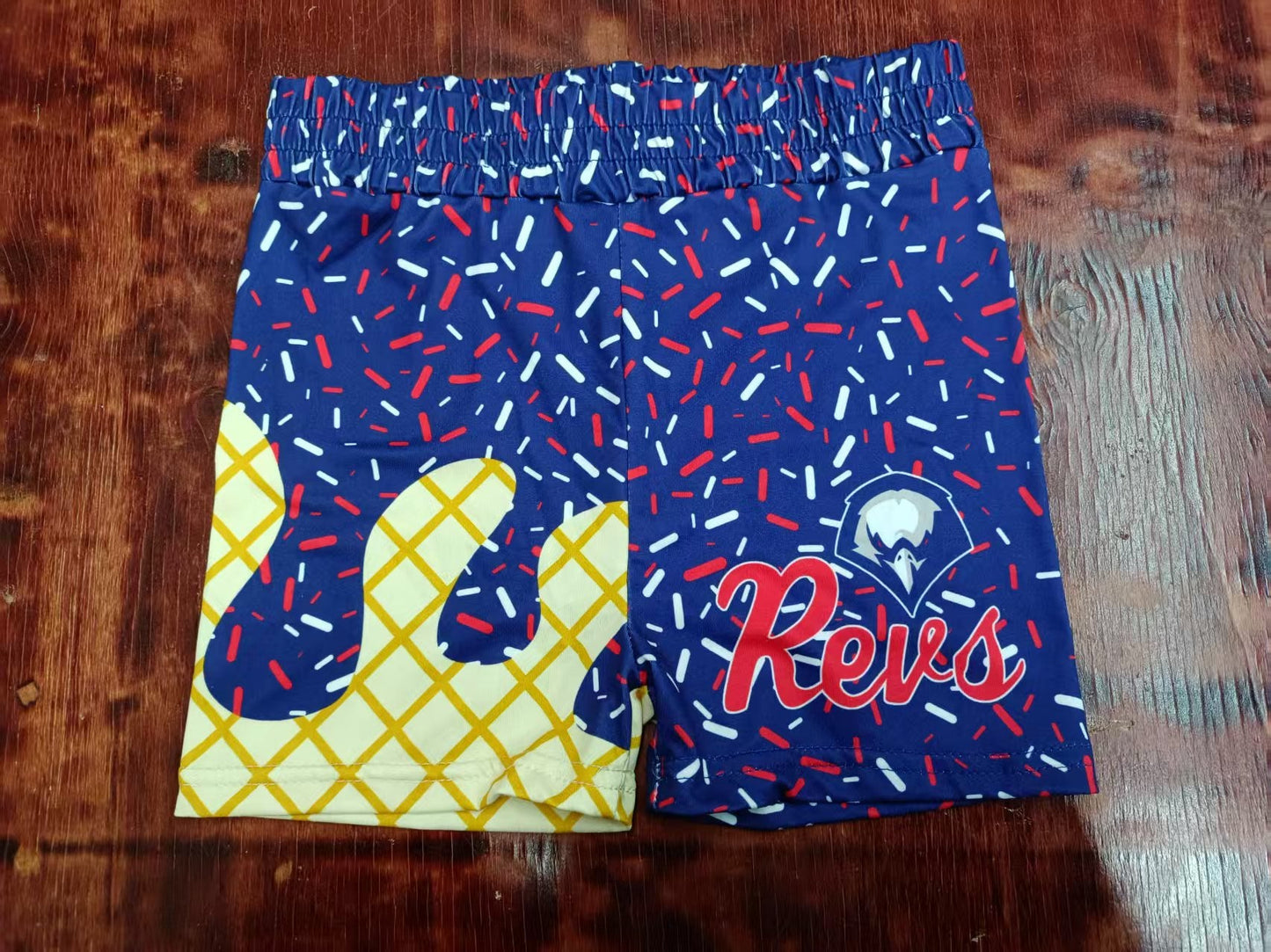 Custom moq 3 eta 6-7weeks kids clothes dark blue Beach Summer Shorts