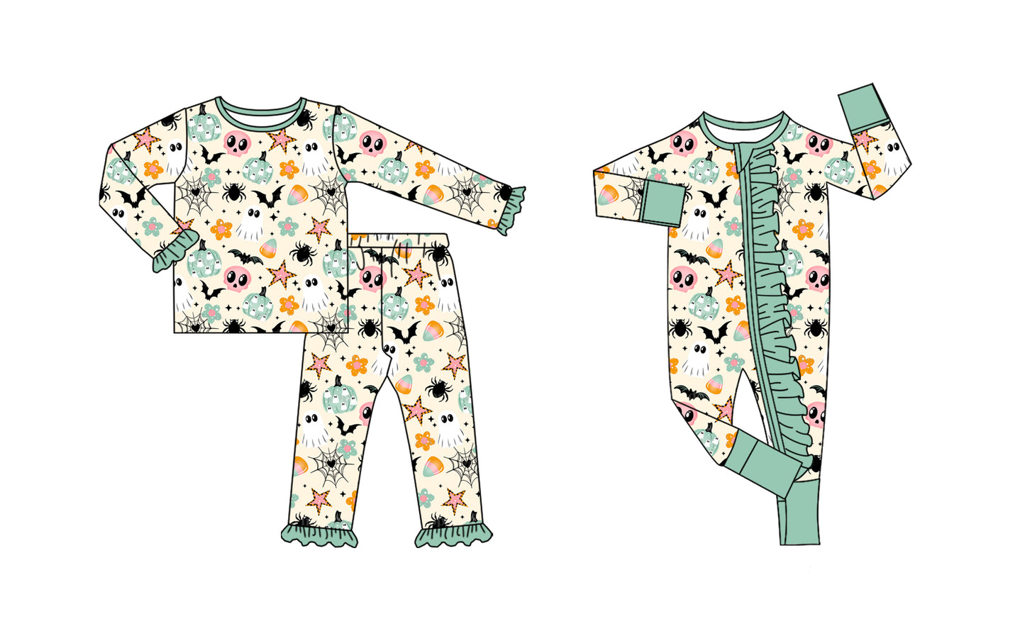 25.8.6 custom each style moq 5eta 4-6week Sibling Sister bat baby girl long sleeve pants sets and rompers match family design