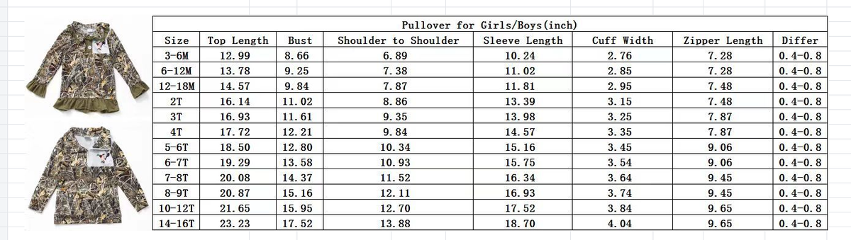 custom moq 5 mix size SHCN0101 Girls And Boys Green Letter Print Quarter Zip Long Sleeve Pullover