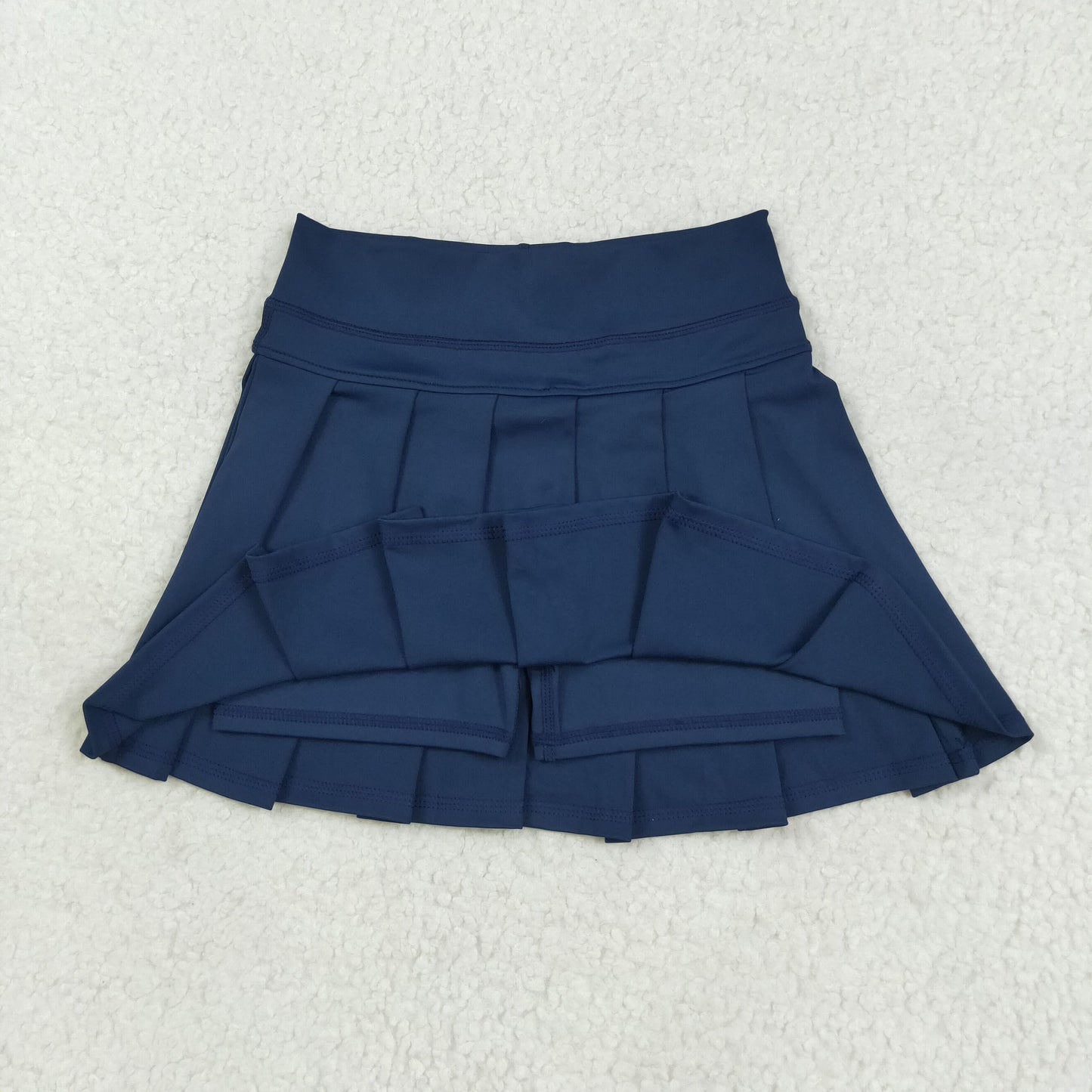 RTS NO MOQ(In Stock) GLK0122 Pure navy blue yoga skirt