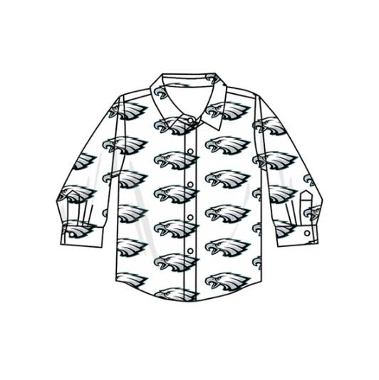 Custom moq 5 each style eta 6-7weeks baby girl clothes team long sleeve top-25.7.15