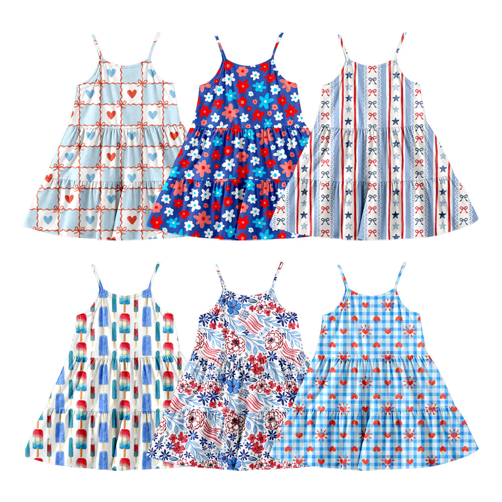 25.12.12 custom each style moq 5 eta 6-8week Sibling Sister baby short sleeve dresses 6 match design