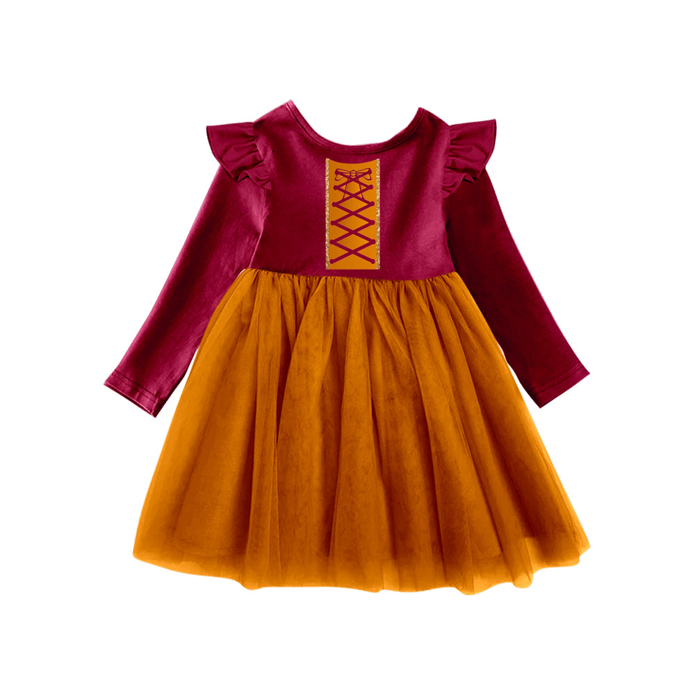 6.11 custom each style moq 5eta 4-6week baby girls clothes long sleeve girls dress