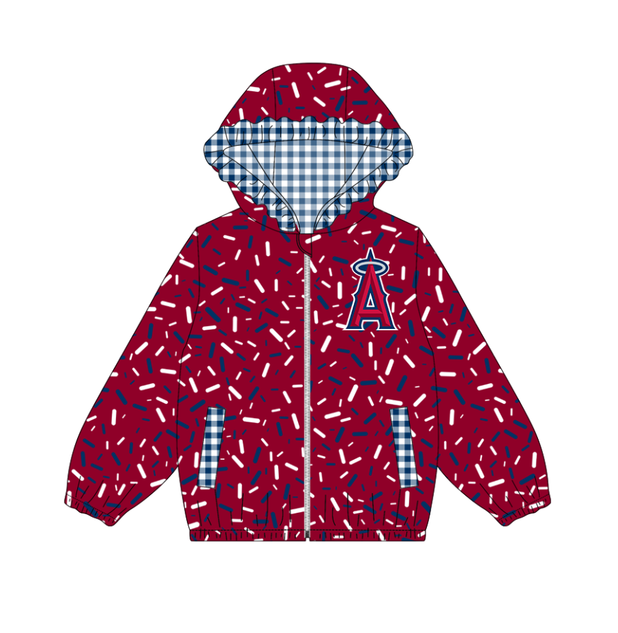 10.3-2-Custom moq 8 mix size milk silk summer team baby girls clothes dark red hooded long sleeve top-25.10.9