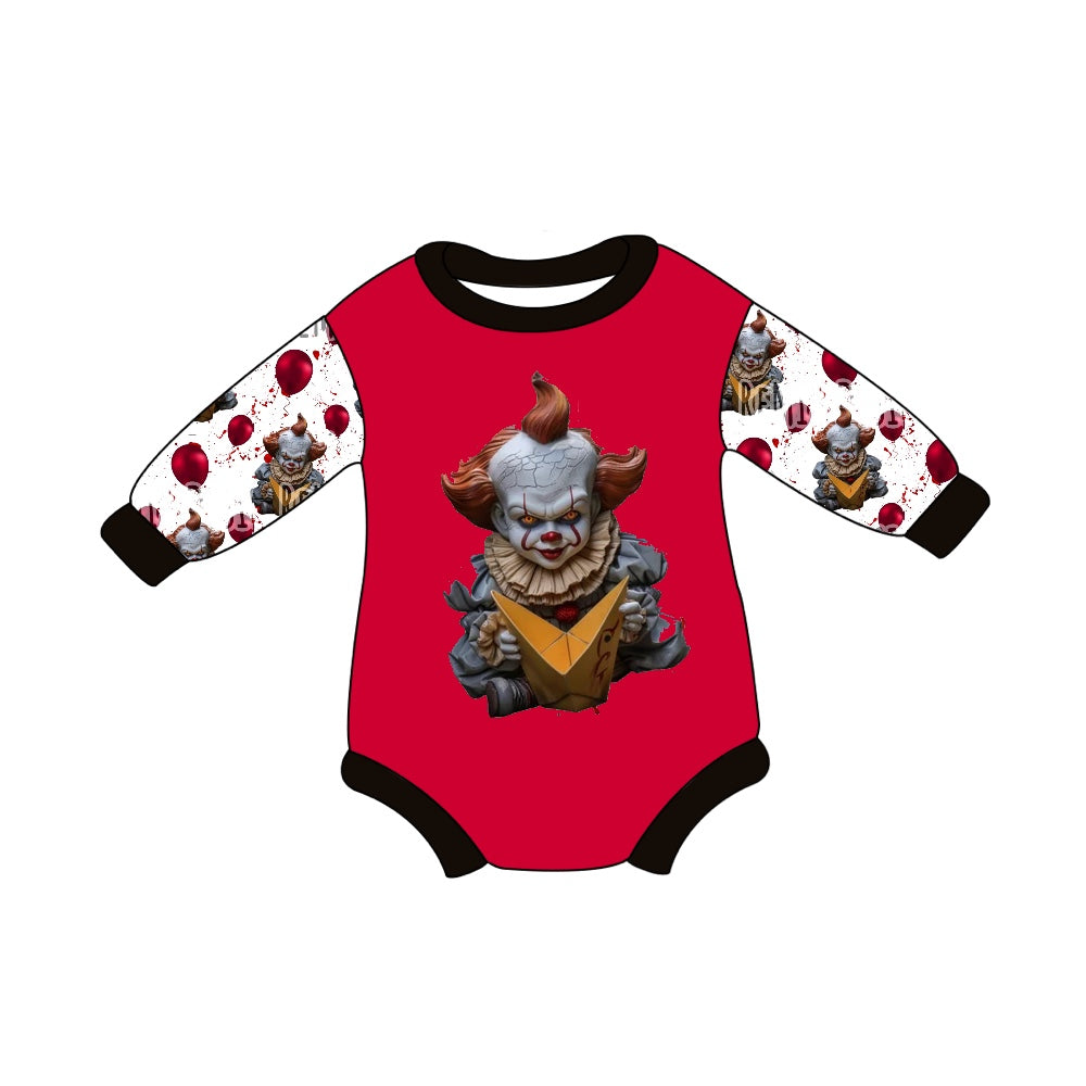 8.1 custom each style moq 5eta 4-6week baby girls clothes red long sleeve rompers
