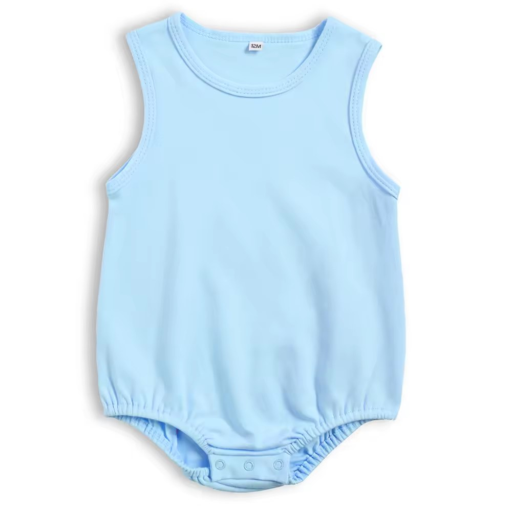 blue color cotton fabric summer romper cotton fabric custom moq 3