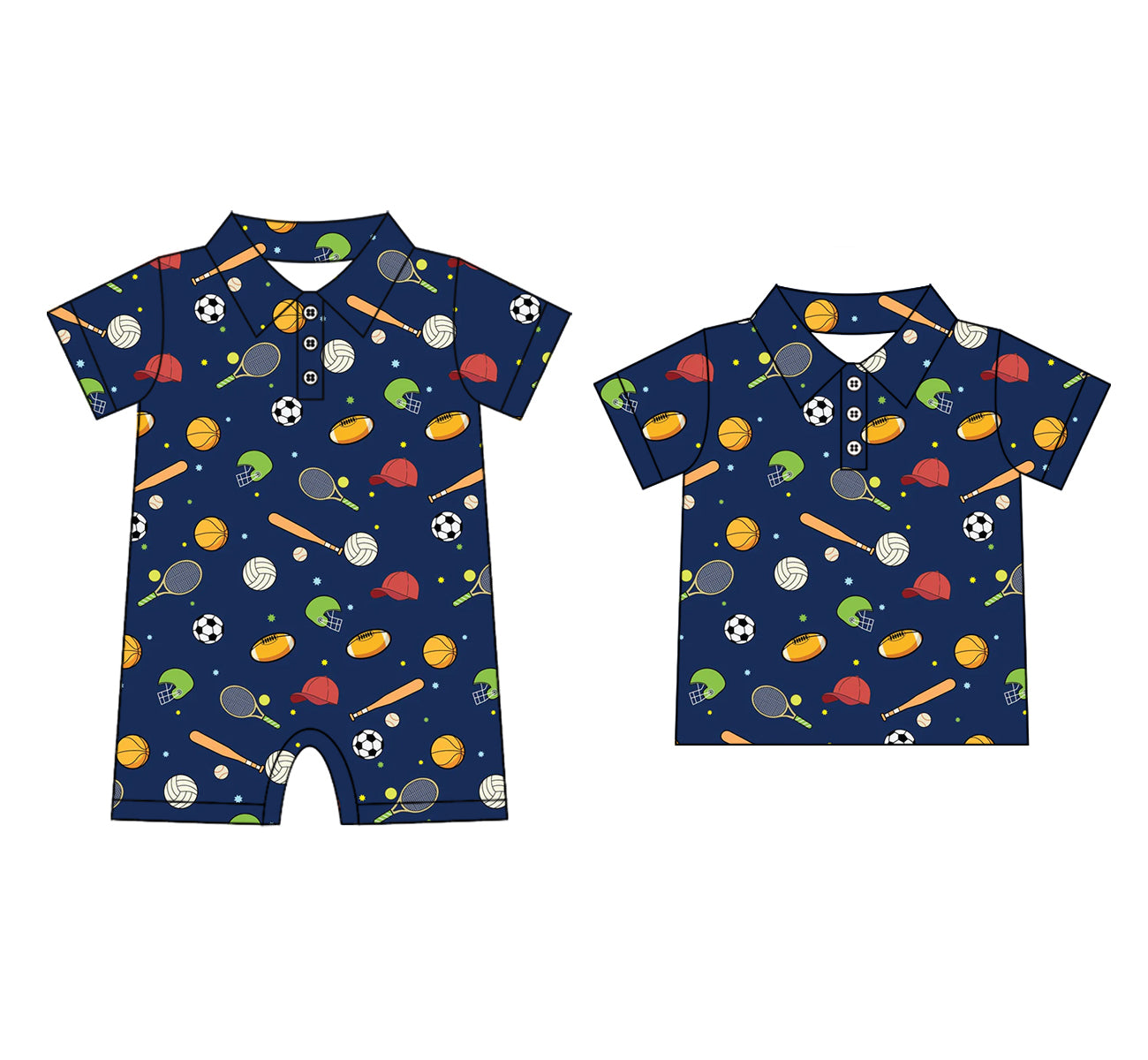 25.12.25 Custom each style moq 5 eta 6-8 week Sibling Sister baby boy short sleeve top and rompers match family design