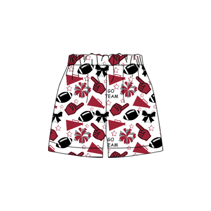Custom moq 5 each style summer teams baby girls clothes team hooded long sleeve tops and short sleeve top and dress and shorts-25.6.12