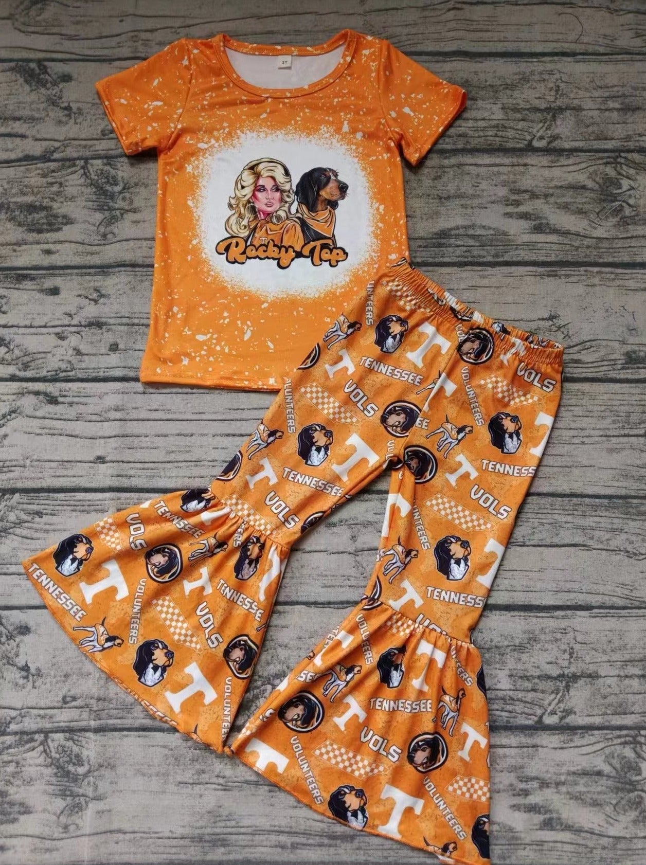 custom moq 5 eta 5weeks mix size baby boys clothes team T orange short sleeve pants Suit